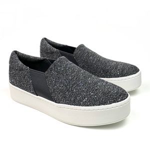 NEW Vince Warren Tweed Platform Sneakers